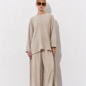 Aura Vizon Oversize Tunik Pantolon İkili Takım
