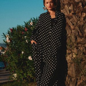 Polka Puantiyeli Gömlek Pantolon Takım