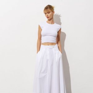 Maren Poplin Maxi Etek